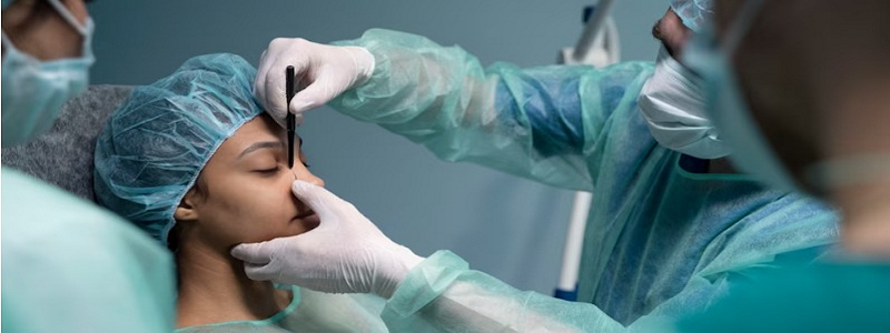 Complications de la chirurgie du nez pour les yeux :